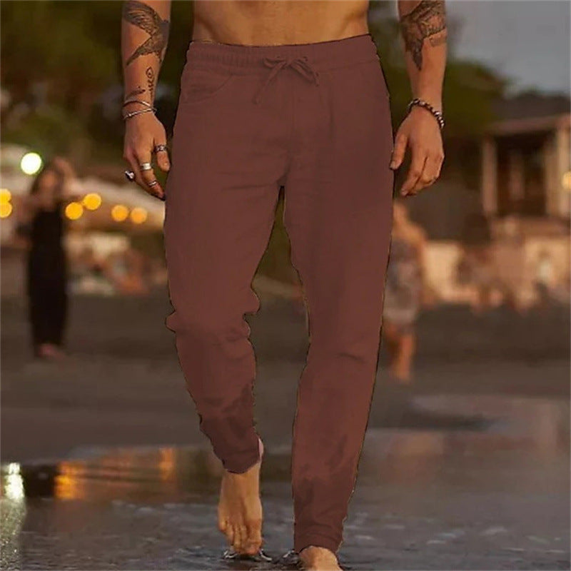 WW | Lässige Leinenhose Für Herren