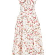 Blumiges Corsagenkleid