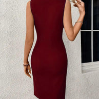 WW | Stylisches Armelloses Kleid mit Klassischem Schnitt
