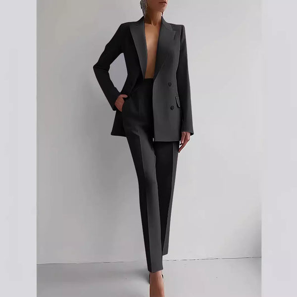 WW | Stilvolles Satz Bestehend Aus Edlem Blazer Und Eleganter Hose
