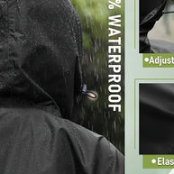 WW | Wasserdichter Regenponcho Mit Kapuze