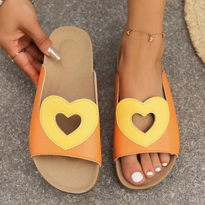 W&W Mode | Sandals Love with Heart Shape Design