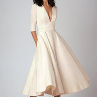 WW | Elegantes A-Linien-Midikleid