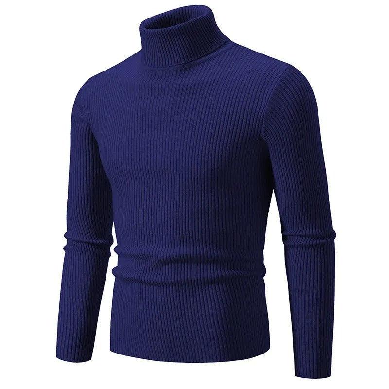 WW | Gestreifter Rollkragenpullover für den Winter