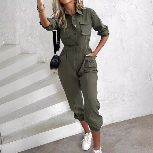 WW Fracht Taillen-Jumpsuit für Damen