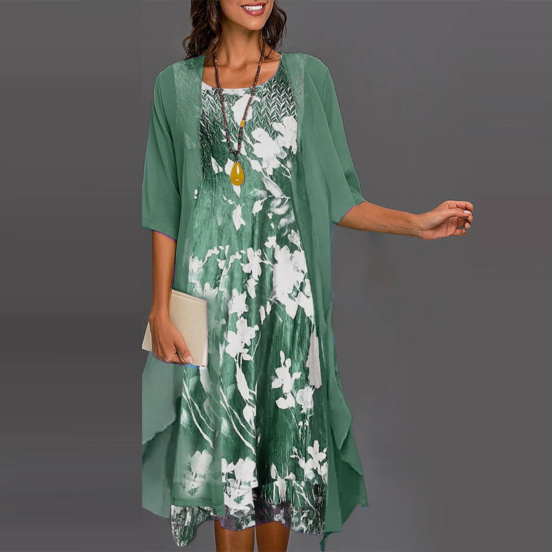 WW | Chic & Bequem Blusen Und Kleid Ensemble