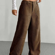 WW | Cordhose Mit Weitem Bein Für Frauen
