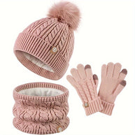 WW | 3-Teiliges Winterset Für Raffinierten Winterstil Für Frauen