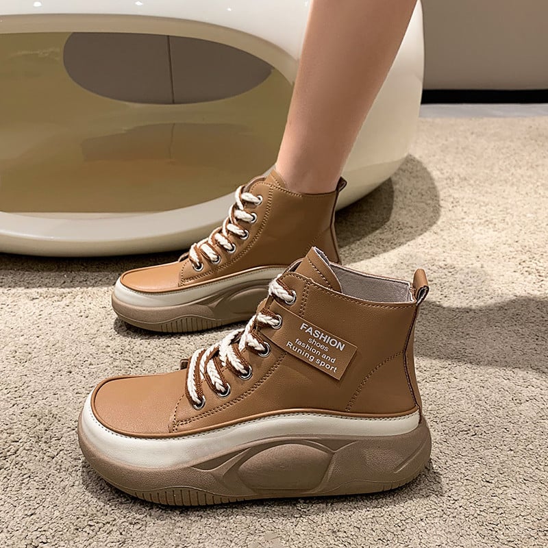 WW | Komfort High Top Schuhe Mit Dicken Sohlen