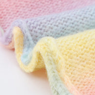 WW | Gradient Offene Vorderseite Fallendes Schulter Cardigan