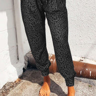 WW | Leopardenmuster Jogginghose Mit Taschen