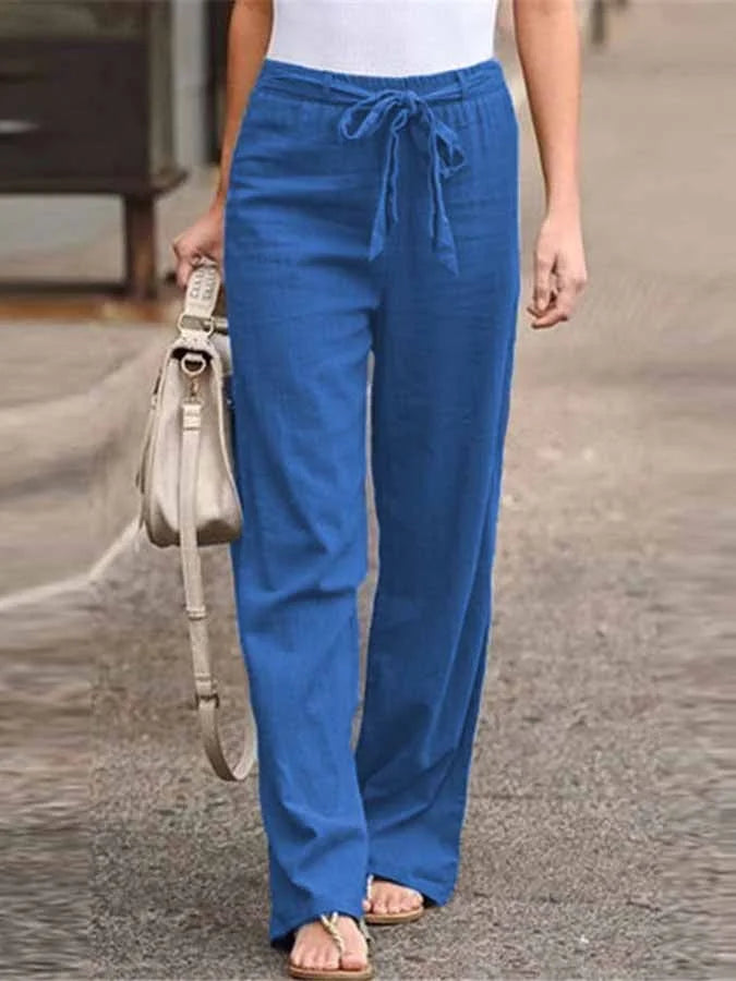 W&W Mode | Lässige Damen Leinenhose Für Stilvolle Leichtigkeit