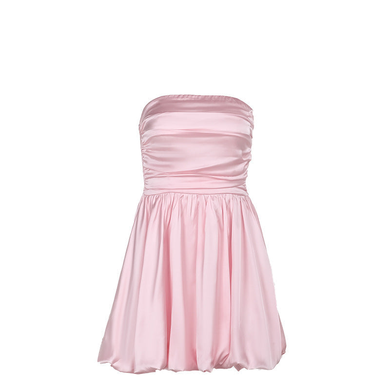 W&W Mode | Off-Shoulder Tube Top Kleid Frauen