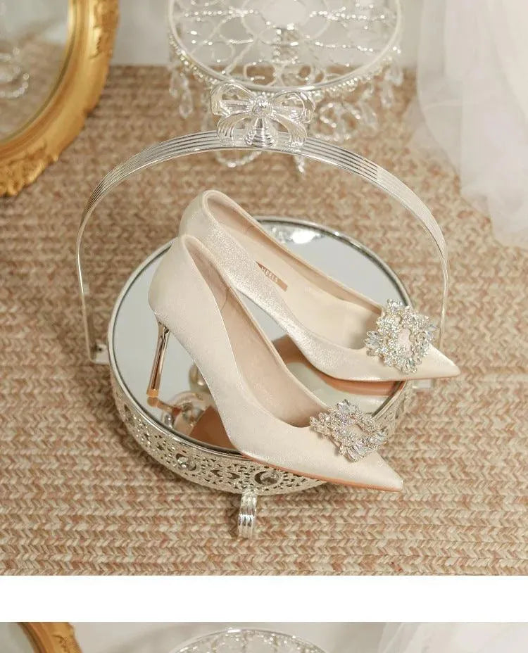 WW | Brautschuhe Stiletto mit Strass