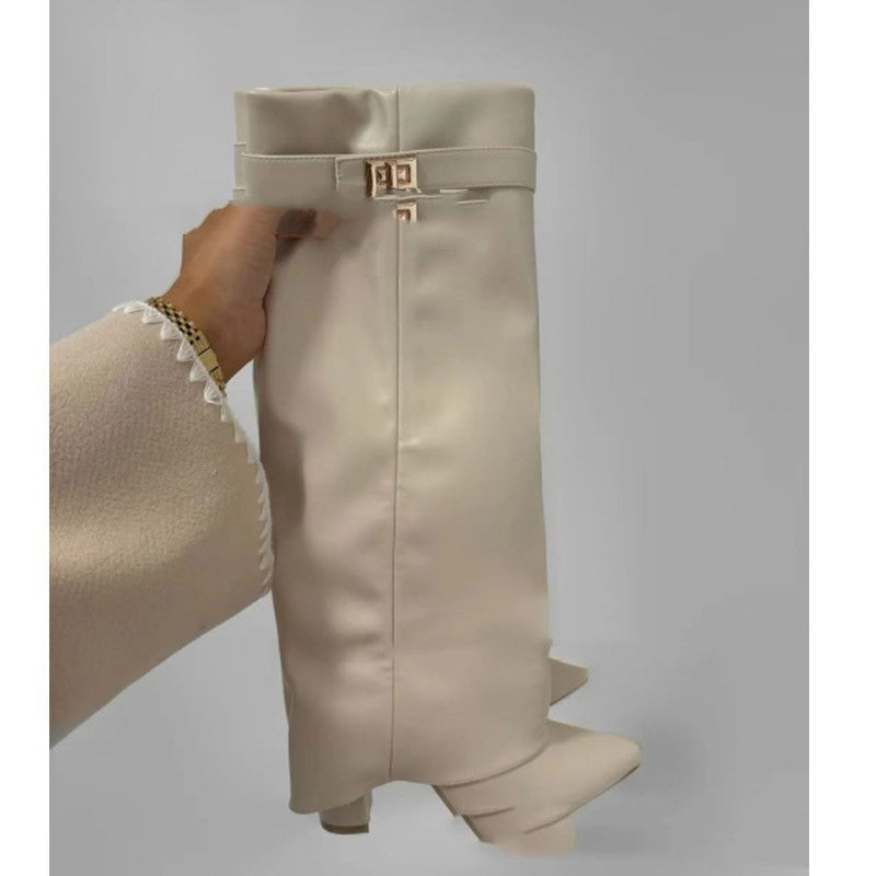 WW | Verschluss Hosen Stiefel Reiterstiefel Mittlere Wade