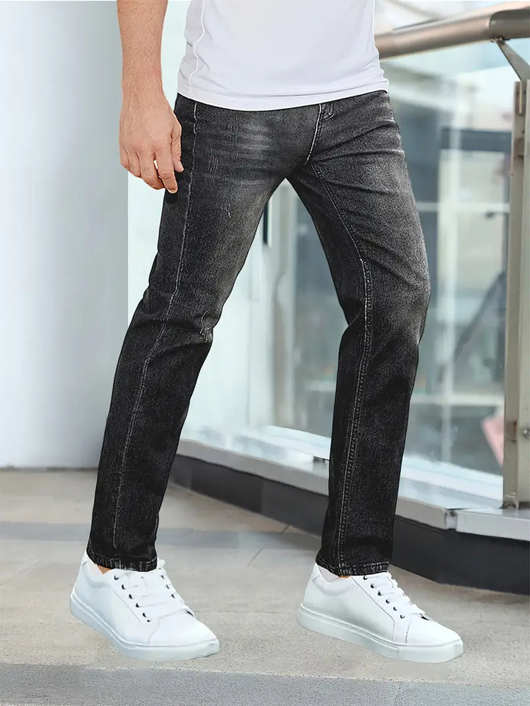 WW | Klassische Straight Leg Jeans Für Herren