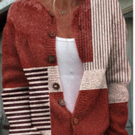 WW | 3D Digital Gedruckte Strickjacke für Damen