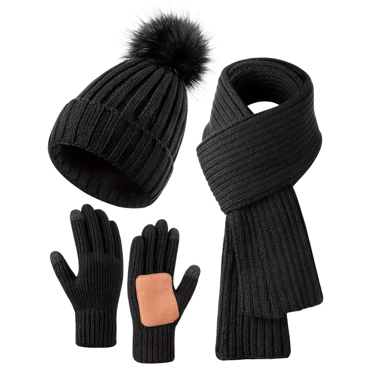 W&W Mode | Lässiger Winter Stilvolles 3-teiliges Set für Frauen