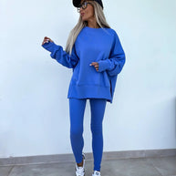 WW | Damenanzug Im Lockeren Stil Mit Langen Ärmeln – Winterset