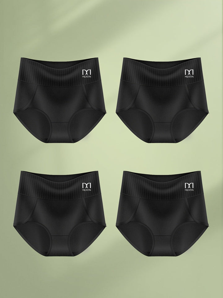 W&W Mode | Pack High Waist Bauchweg Slips Bequem, Atmungsaktiv Und Figurbetonend