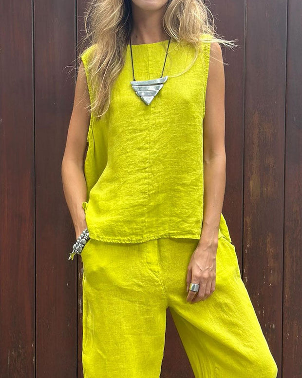 Ärmellose Weste & Hose