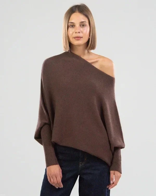 Mariemi™ - Asymmetrisch Drapierter Pullover