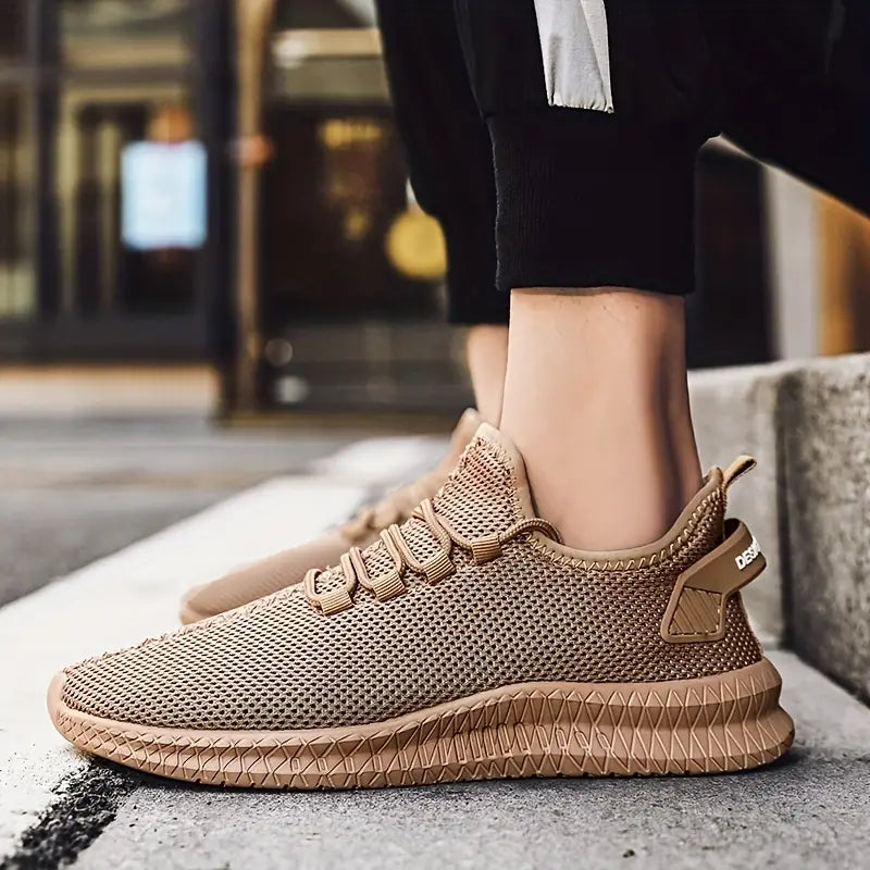 WW | Atmungsaktive Strick Sneaker für Herren mit Schnürung