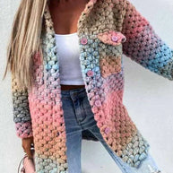 WW - Kleurrijke wollen jas