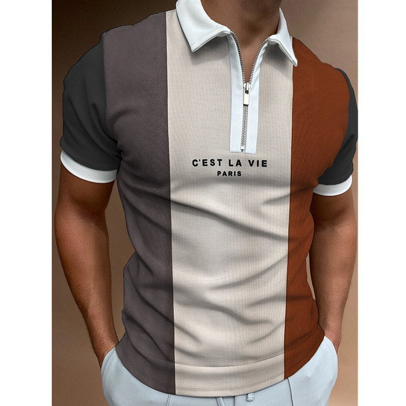 WW | Gestreiftes Polo Shirt Mit Kurzem Arm Und Kragen