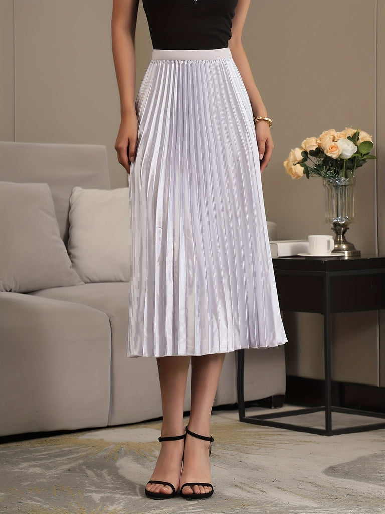WW | Elegante A-linie Gefalteter Rock