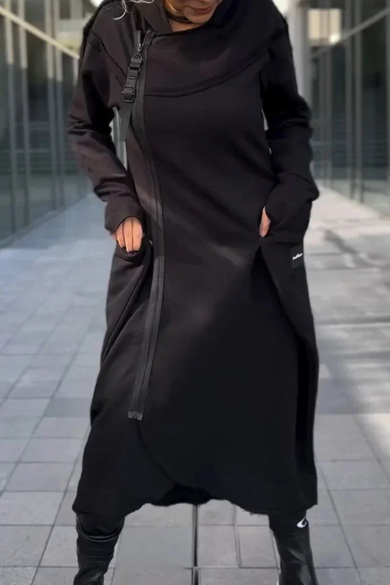 W&W Mode | Lange Jacke mit Kapuze