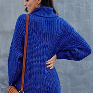 WW Kabel Rollkragen Warmer Pullover