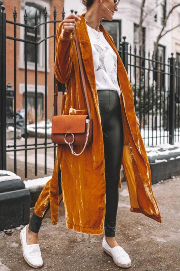 Kimonojacke aus Samt