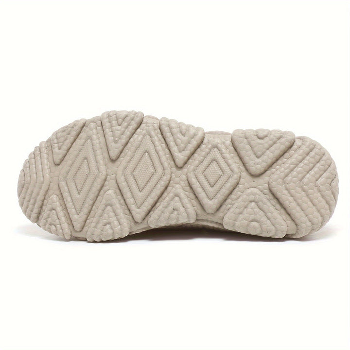W&W Mode | Atmungsaktive Niedrige Sneaker in Einfarbigem Farbton