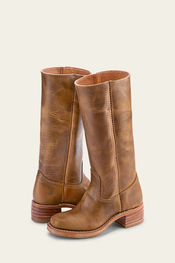 W&W Mode | Leder Lange Stiefel Für Damen