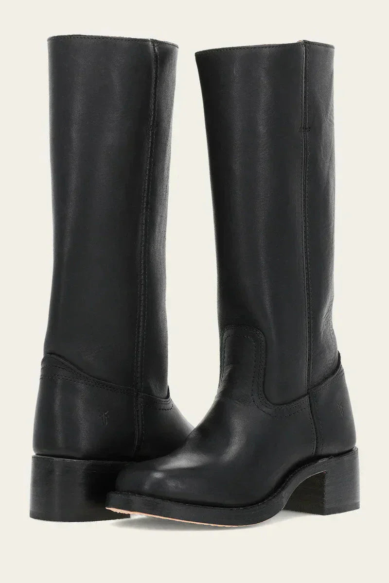 WW | Leder Lange Stiefel Für Damen