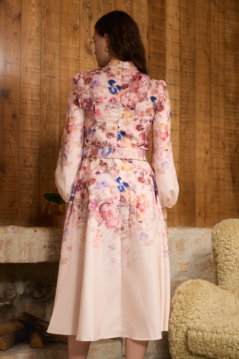 WW | Midi Hemdkleid Mit Blumendruck