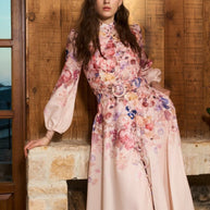 WW | Midi Hemdkleid Mit Blumendruck