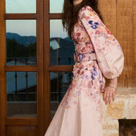 WW | Midi Hemdkleid Mit Blumendruck