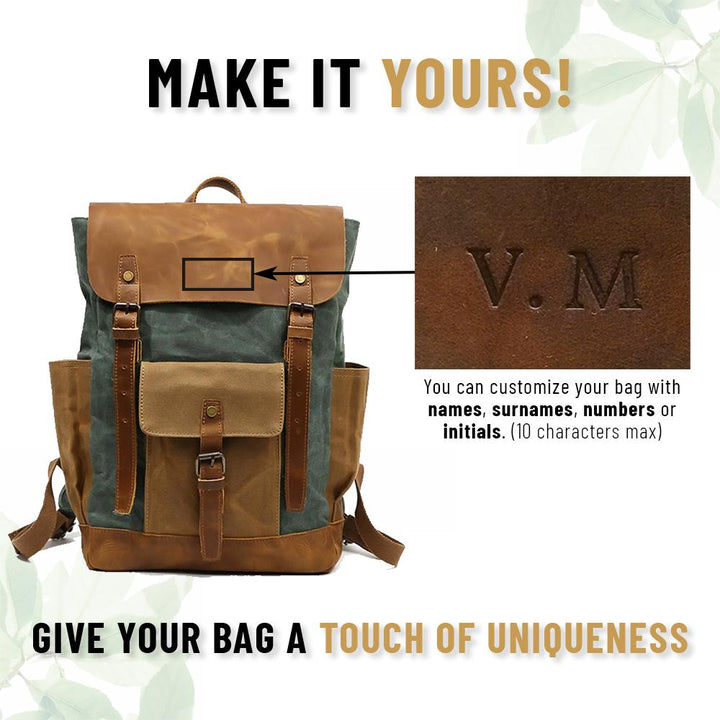 W&W Mode | Laptop Rucksack - Malmö - Ideal für Arbeit und Reisen