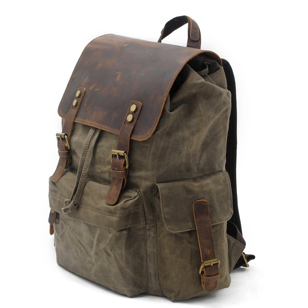 W&W Mode | Canvas Rucksack - BalticTrail - Nachhaltig und stilvoll für abenteuerliche Reisende
