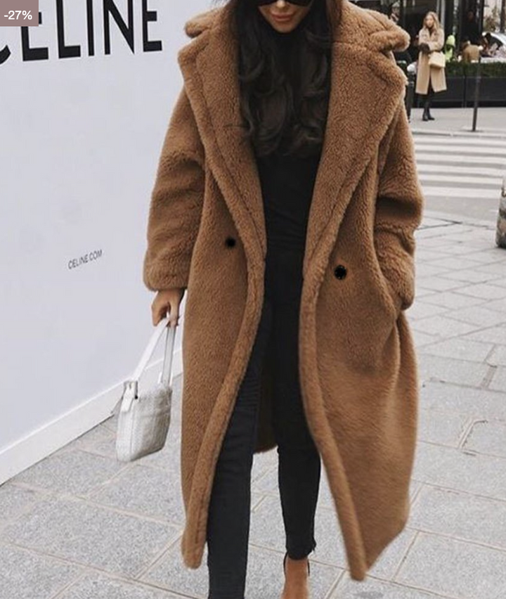 W&W Mode | Premium Teddy Trenchcoat für Damen
