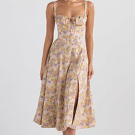 Blumiges Corsagenkleid