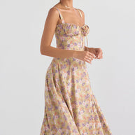 Blumiges Corsagenkleid