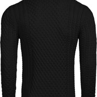 WW | Casual knitted men's turtleneck sweater