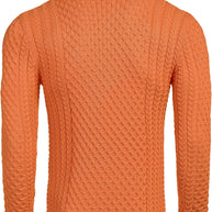 WW | Casual knitted men's turtleneck sweater