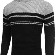 WW | Casual knitted men's turtleneck sweater