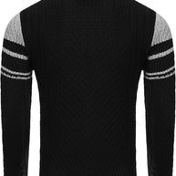 WW | Casual knitted men's turtleneck sweater
