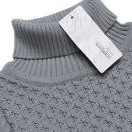 WW | Casual knitted men's turtleneck sweater