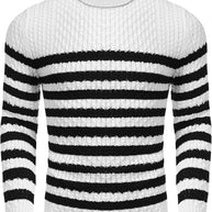WW | Casual knitted men's turtleneck sweater